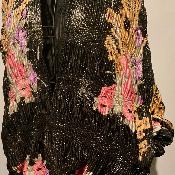 ‘’’VALENTINA ‘’’’   VINTAGE  PLEATED    SPRING JACKET one size fits all. - Picture 11 of 12